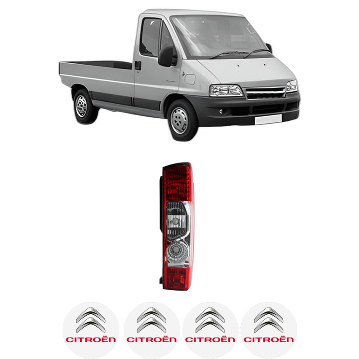 Lampa Stop Spate Dreapta CITROEN JUMPER I Platform/Chassis (244) din 2002-2006, Auto, DEPO, 4x Stickere auto cu CITROEN