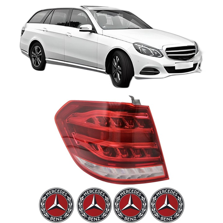 Lampa Stop Spate Stanga MERCEDES-BENZ E-CLASS T-Model (S212) din 2009-2016, Auto, DEPO, 4x Stickere auto cu MERCEDES-BENZ