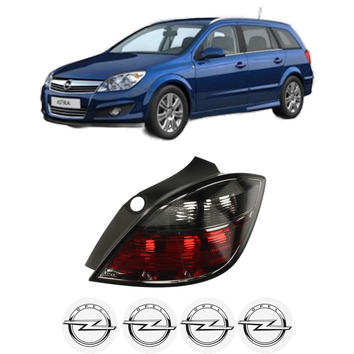 Lampa Stop Spate Dreapta OPEL ASTRA H CLASSIC Estate (A04) din 2006-2014, Auto, DEPO, 4x Stickere auto cu OPEL