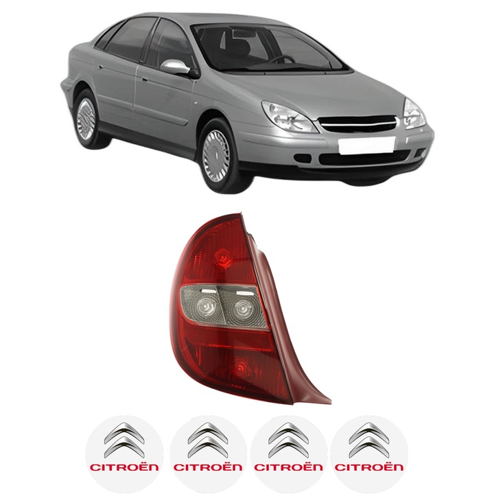 Lampa Stop Spate Stanga CITROEN C5 I (DC_) din 2001-2004, Auto, DEPO, 4x Stickere auto cu CITROEN