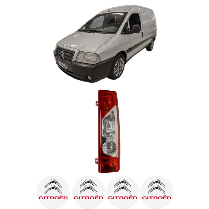 Lampa Stop Spate Dreapta CITROEN JUMPY II Platform/Chassis din 2006-2016, Auto, TYC, 4x Stickere auto cu CITROEN