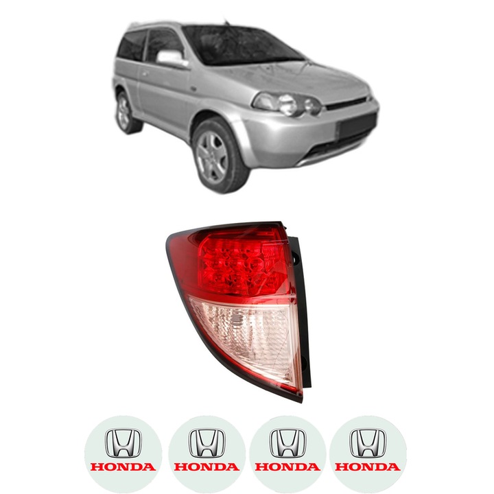Lampa Stop Spate Stanga HONDA HR-V (GH_) din 1999-2005, Auto, DEPO, 4x Stickere auto cu HONDA
