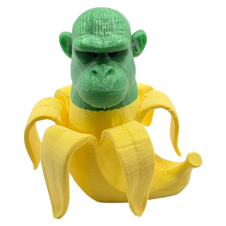 Фигурина Шимпанзини Бананини, МоранК, 7см, многоцветен