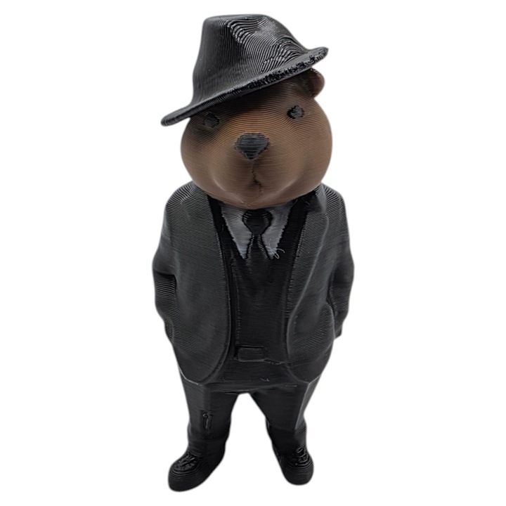 Bobrito Bandito figura, MoranQ, 7,5cm, műanyag, élénk színek