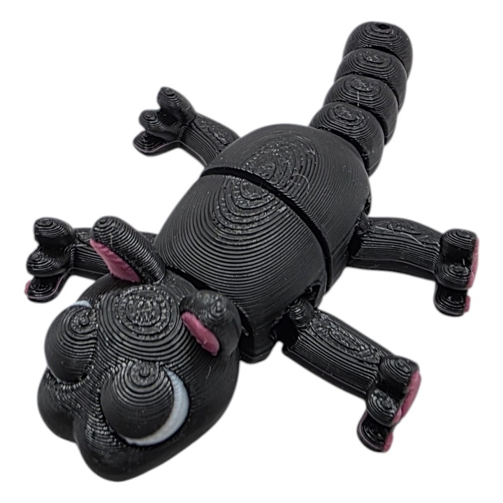 Figurina Kicia Smieszka, MoranQ, 9x3cm, műanyag, oktatókészlet