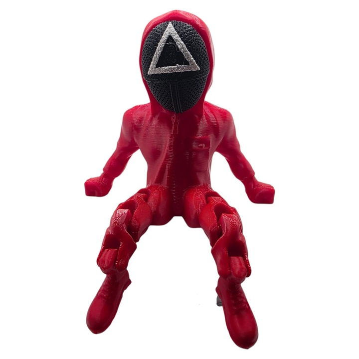 Figurina Squid Game, MoranQ, Őr, piros, 9cm