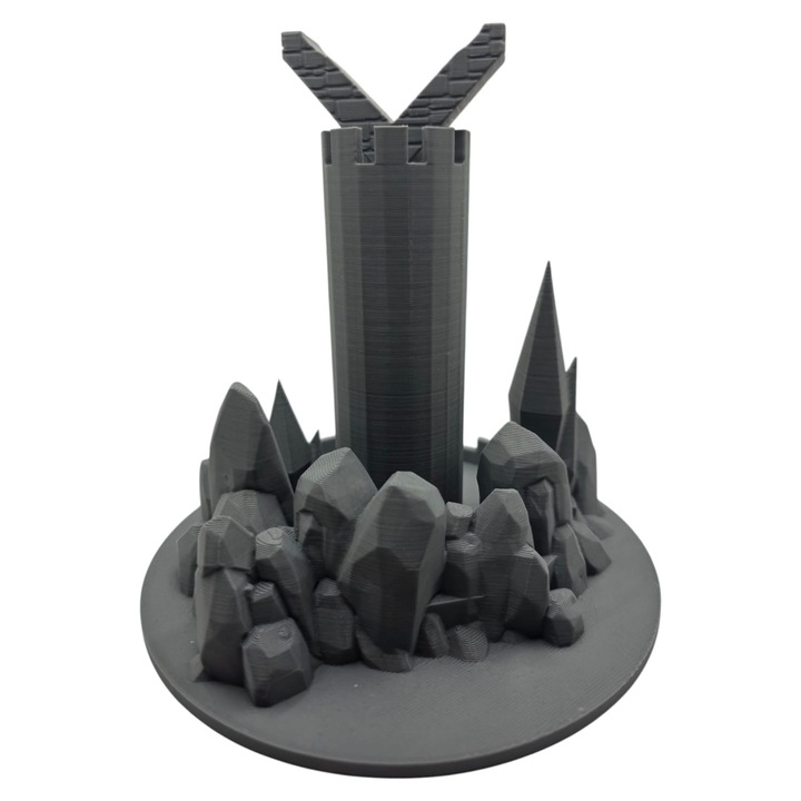 Figuratartó, MoranQ, 3D sárkánytartó, minimalista design, 15cm