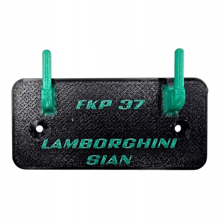 Állvány LEGO Lamborghini Sian FKP 37 modellhez, MoranQ, fekete zöld díszítéssel, könnyű összeszerelés
