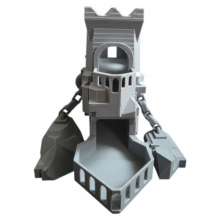 MoranQ kockatorony, szürke, 16,5x12,5x15,5cm