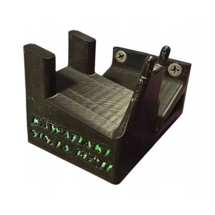 Fali tartó LEGO Kawasaki Ninja modellhez, MoranQ, műanyag, fekete