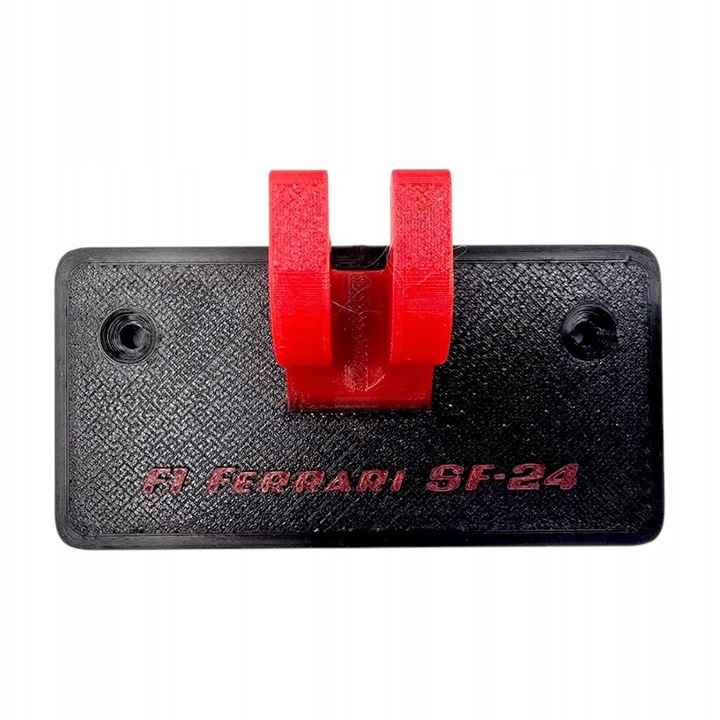 Стойка за LEGO Technic Ferrari SF-24 42207, материал PETG, черно с червено, лесен монтаж