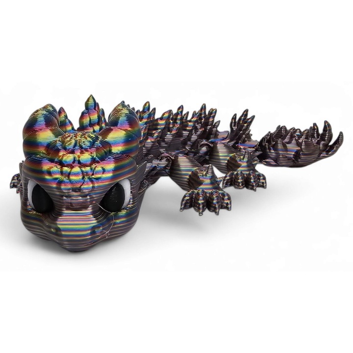 Фигурина дракон, 15см, многоцветен