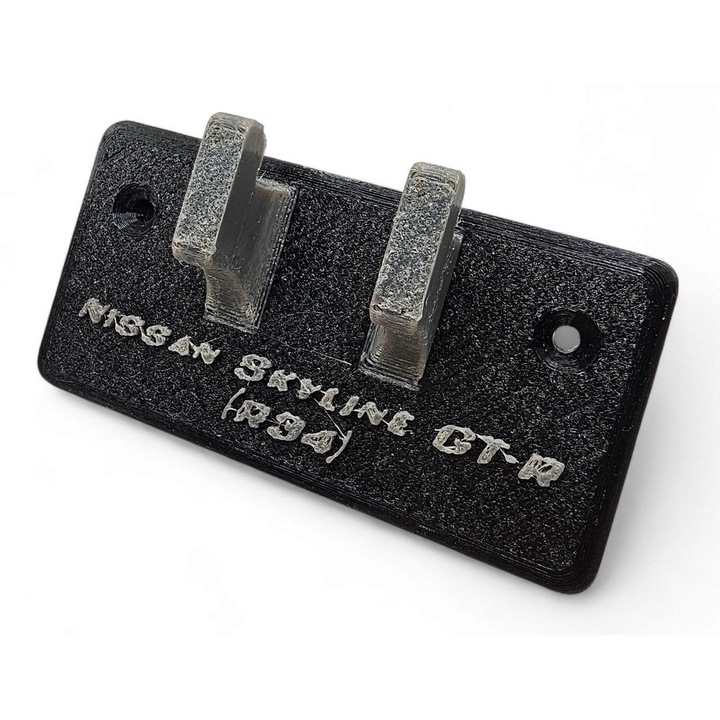 Fali tartó LEGO Nissan Skyline GT-R (R34) 42210-hez, fekete szürkével, PETG anyag