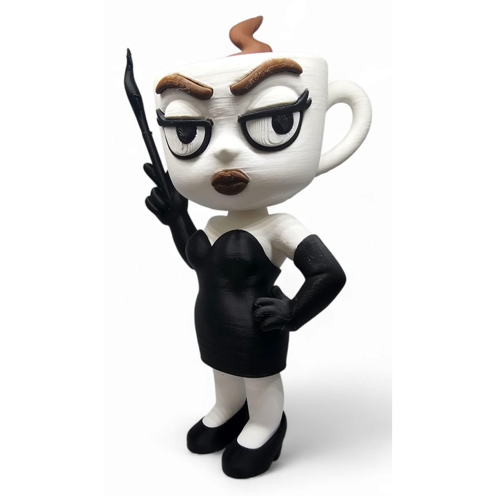 Фигурина Espressona Signora, MoranQ, 18x10см, многоцветна, артикулиран модел