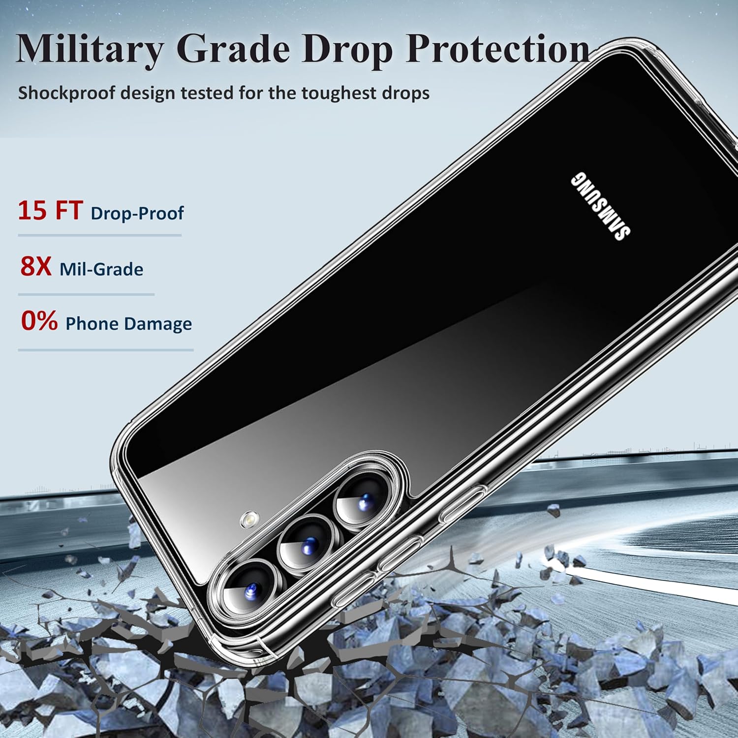 BestCase® Husa Clear Silicon pentru Samsung Galaxy S25 FE, Transparent