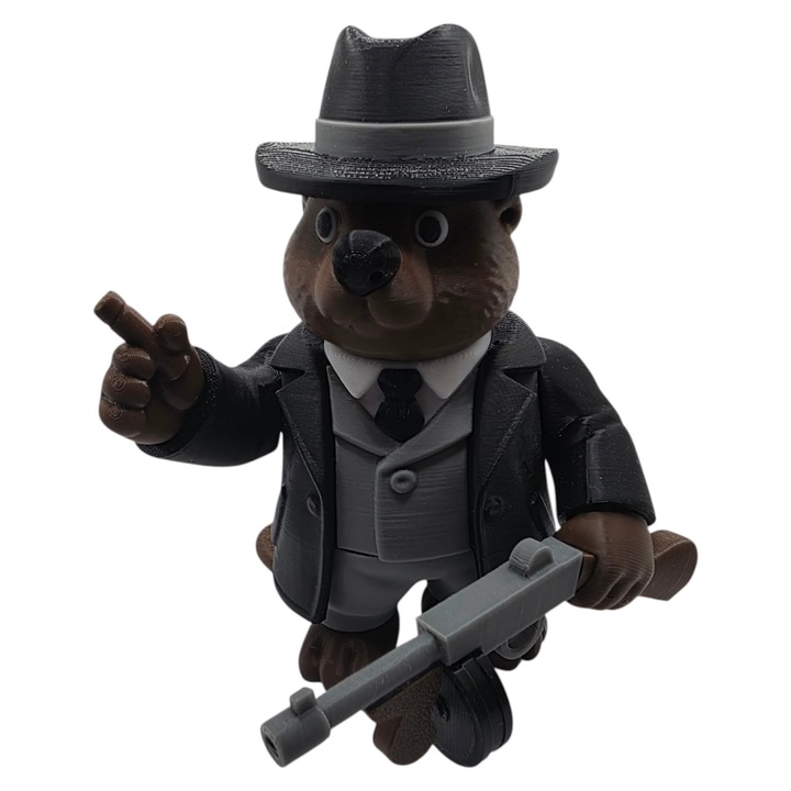 Фигурина Bobrito Bandito, MoranQ, 13x12cm, многоцветна, подвижна