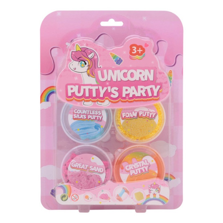 Plastilina Unikornis, 4 bucati/pachet