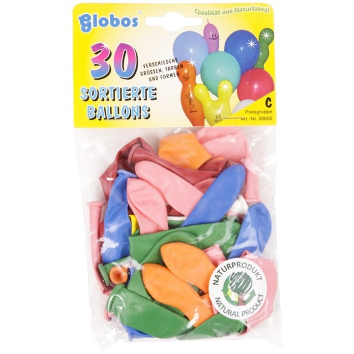 Set de 30 baloane colorate mixte