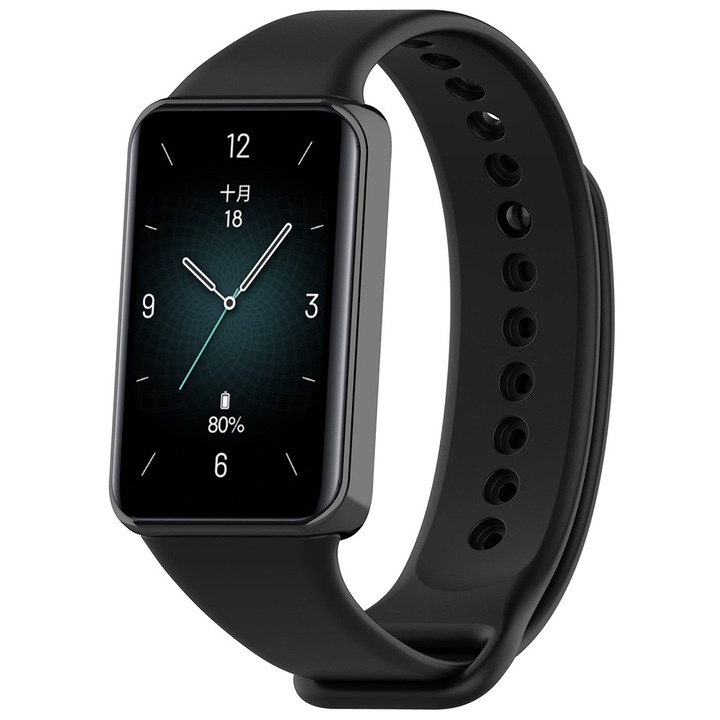Szíj Honor Band 9-hez - Techsuit Watchband (W014) - Fekete