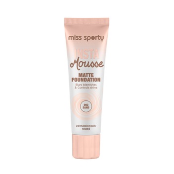 Fond de ten Miss Sporty Insta Mousse Matte 002 Sand, 30 ml Fond de ten Miss Sporty Insta Mousse Matte 002 Sand, 30 ml