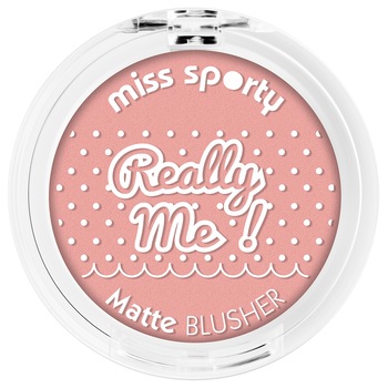 Fard de obraz Miss Sporty Really Me! Matte Blusher 101 Really Tender, 5 g Fard de obraz Miss Sporty Really Me! Matte Blusher 101 Really Tender, 5 g