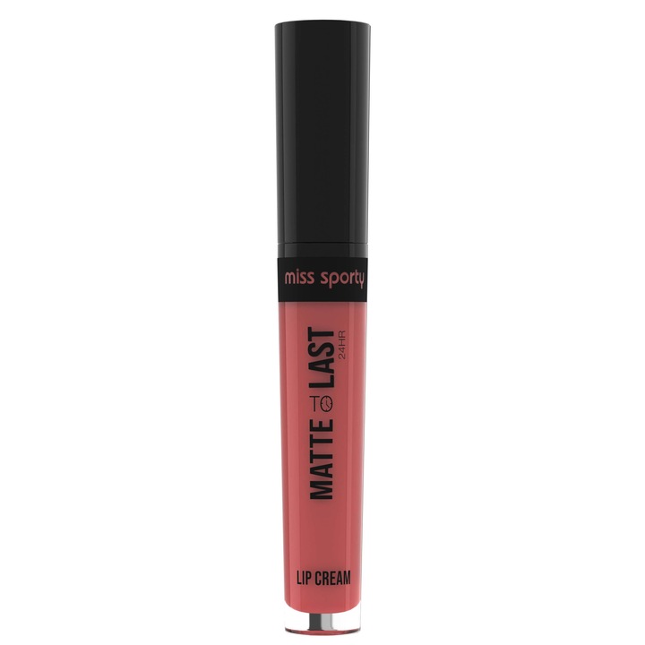 Ruj lichid Miss Sporty Matte to Last 24H 210 Cheerful Pink, 3.7 ml