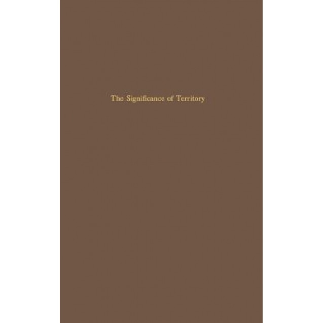 The Significance of Territory, Gottmann Jean (Author)