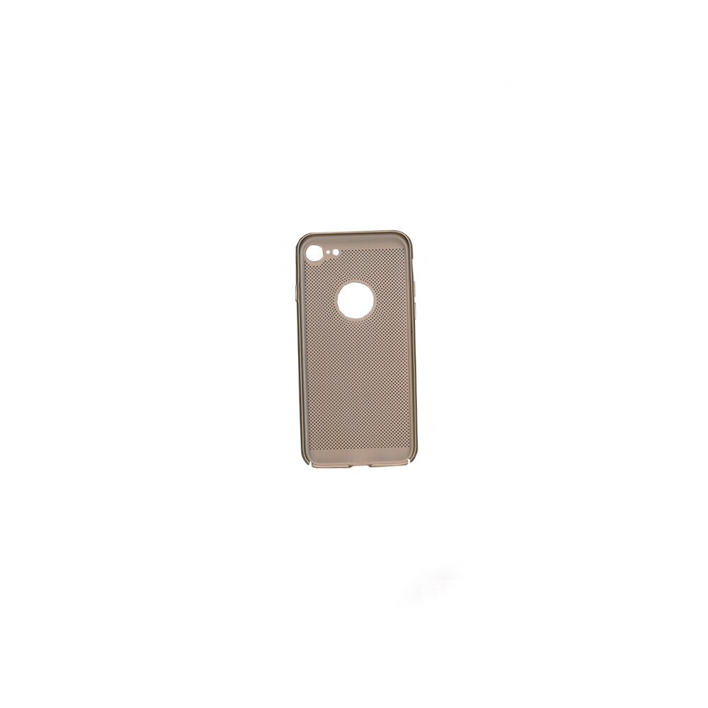Husa spate EuroCELL Air cu perforatii pentru iPhone 8, auriu