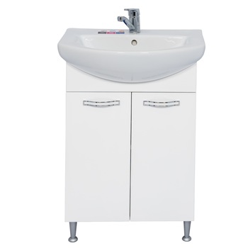 Mobilier Baie Mdf cu polita cu Lavoar Cersanit Mobilier Baie Mdf cu polita cu Lavoar Cersanit