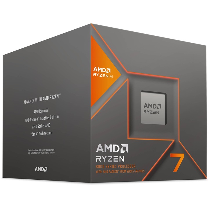 AMD Ryzen 7 8700G (4.2GHz) processzor, 4.20 GHz, Socket AM5