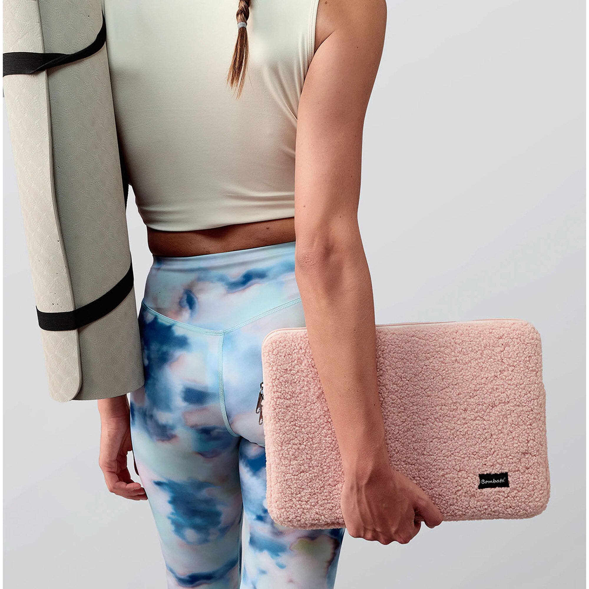 Husă Laptop Sleeve Teddy 13 -14 inch, Roz