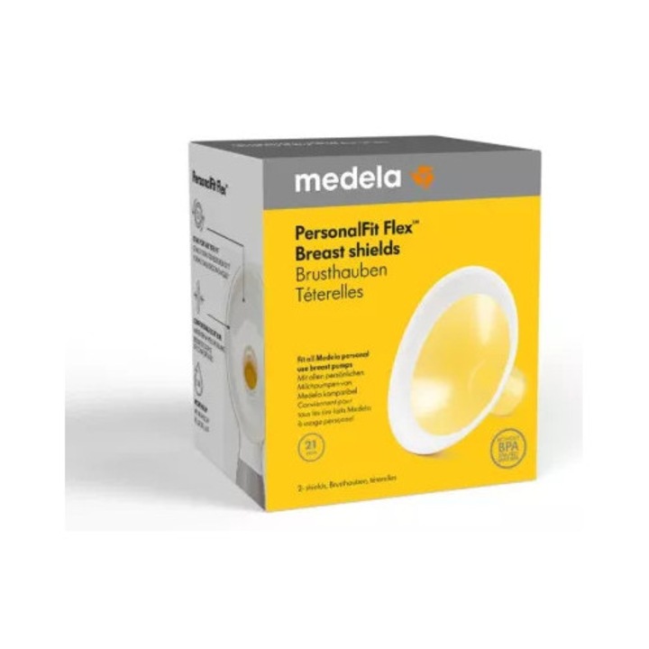 Set 2 cupe colectoare Medela Personalfit Flex * 21 mm