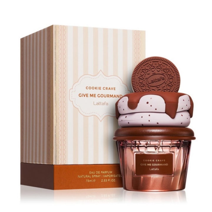 Lattafa Cookie Crave Give Me Gourmand унисекс парфюмна вода, 75 ml, гурме, сладък