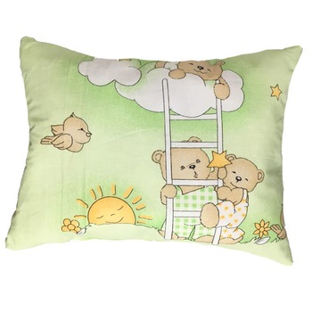 Perna, ursulet somnoros, verde, 30x40cm Perna, ursulet somnoros, verde, 30x40cm