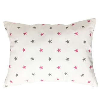 Perna, stelute, roz cu gri, 30x40cm Perna, stelute, roz cu gri, 30x40cm