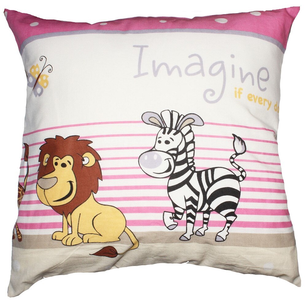 Perna, safari roz, 40x40 cm