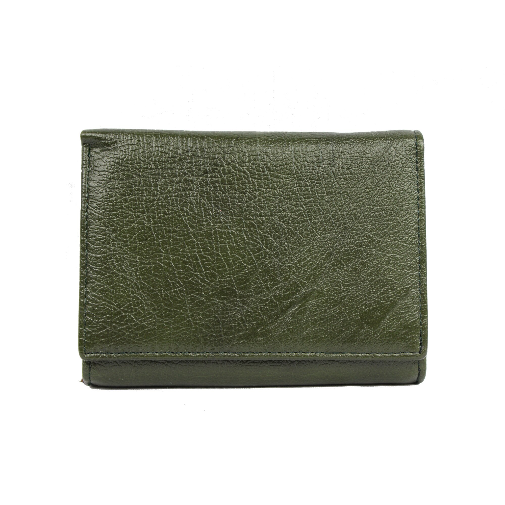 Portofel dama din piele naturala G065 Dark Green