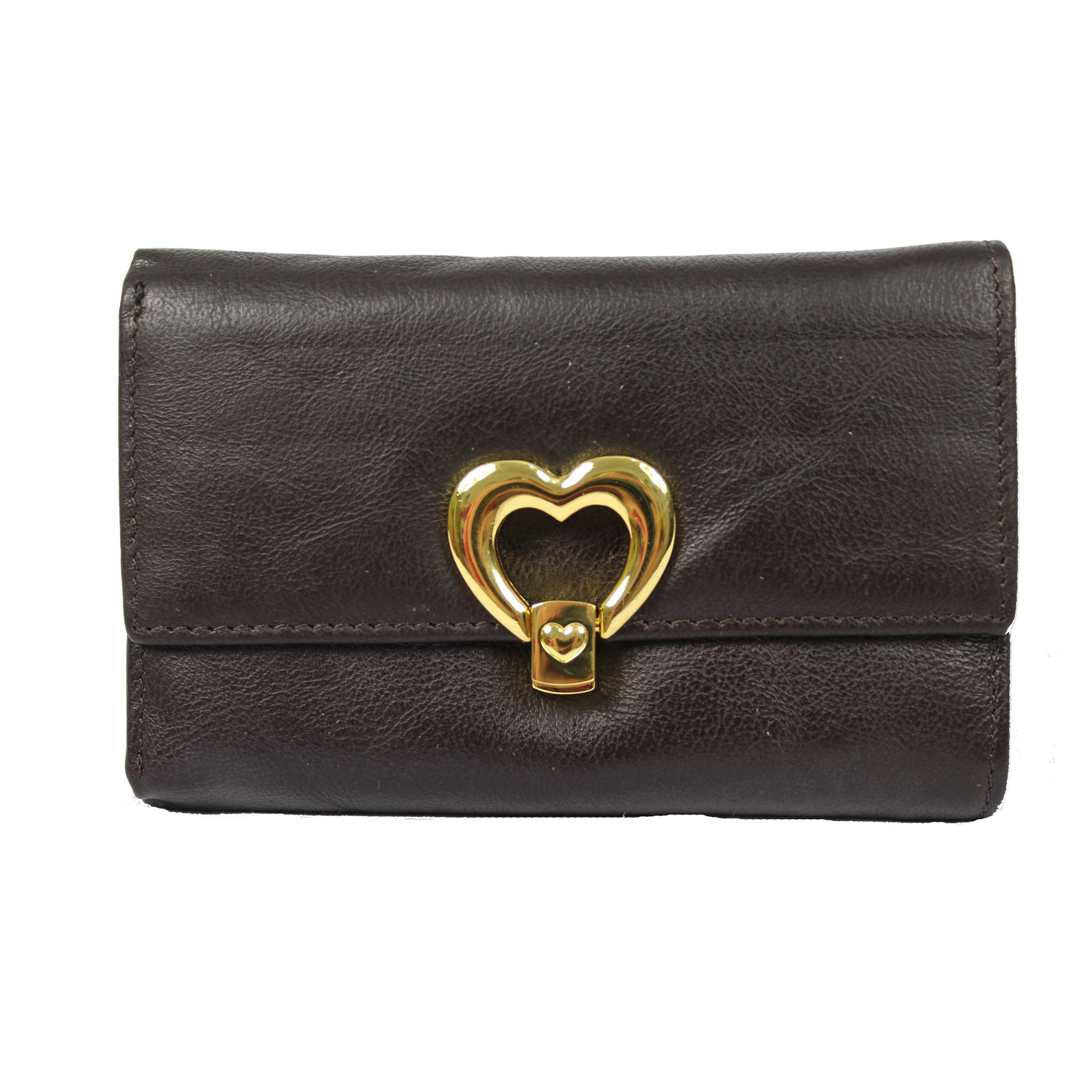 Portofel dama din piele naturala H031 Coffee