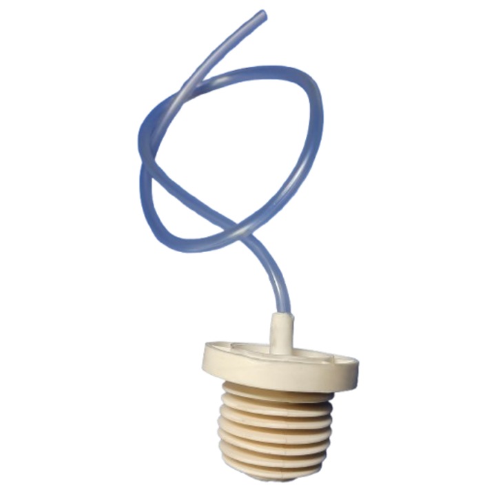 Dop de fermentație, cauciuc, pentru damigeană 25l și 50l, diametru 47mm