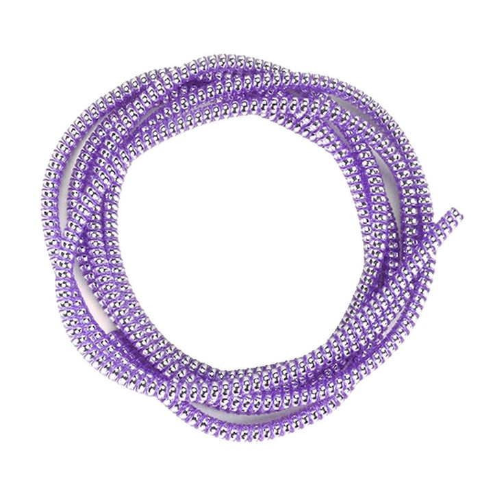 Husa protectoare pentru cablu de date 1.4m, PC, mov, design stilat