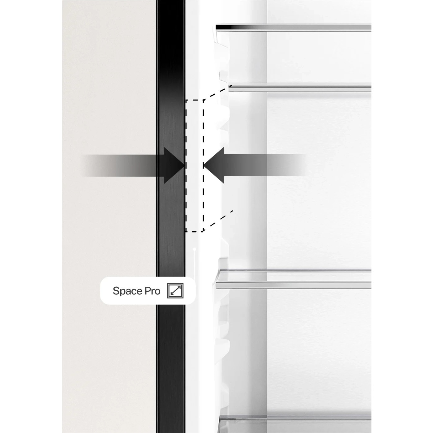 Frigider side by side No Frost CREATE, French Door Pro, capacitate