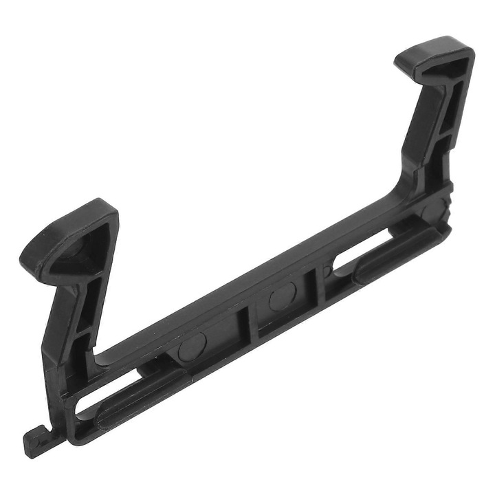 Carlig de usa pentru cuptor cu microunde, negru, 9.30x4.60x0.60cm