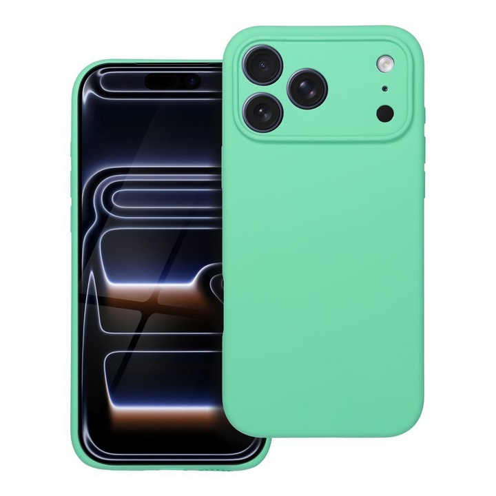 Husa silicon pentru Iphone 17 Pro Max Mint