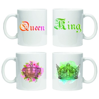 Set cani „King & Queen” Rainbow Set cani „King & Queen” Rainbow