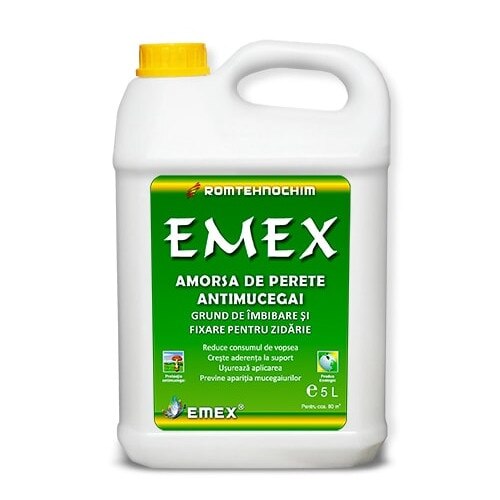 Amorsa Antimucegai de Perete EMEX, Incolor, Bidon 5 Litri