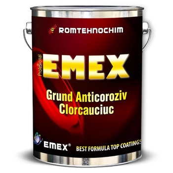 Grund Anticoroziv Clorcauciuc EMEX, Rosu, Bidon 6 Kg Grund Anticoroziv Clorcauciuc EMEX, Rosu, Bidon 6 Kg