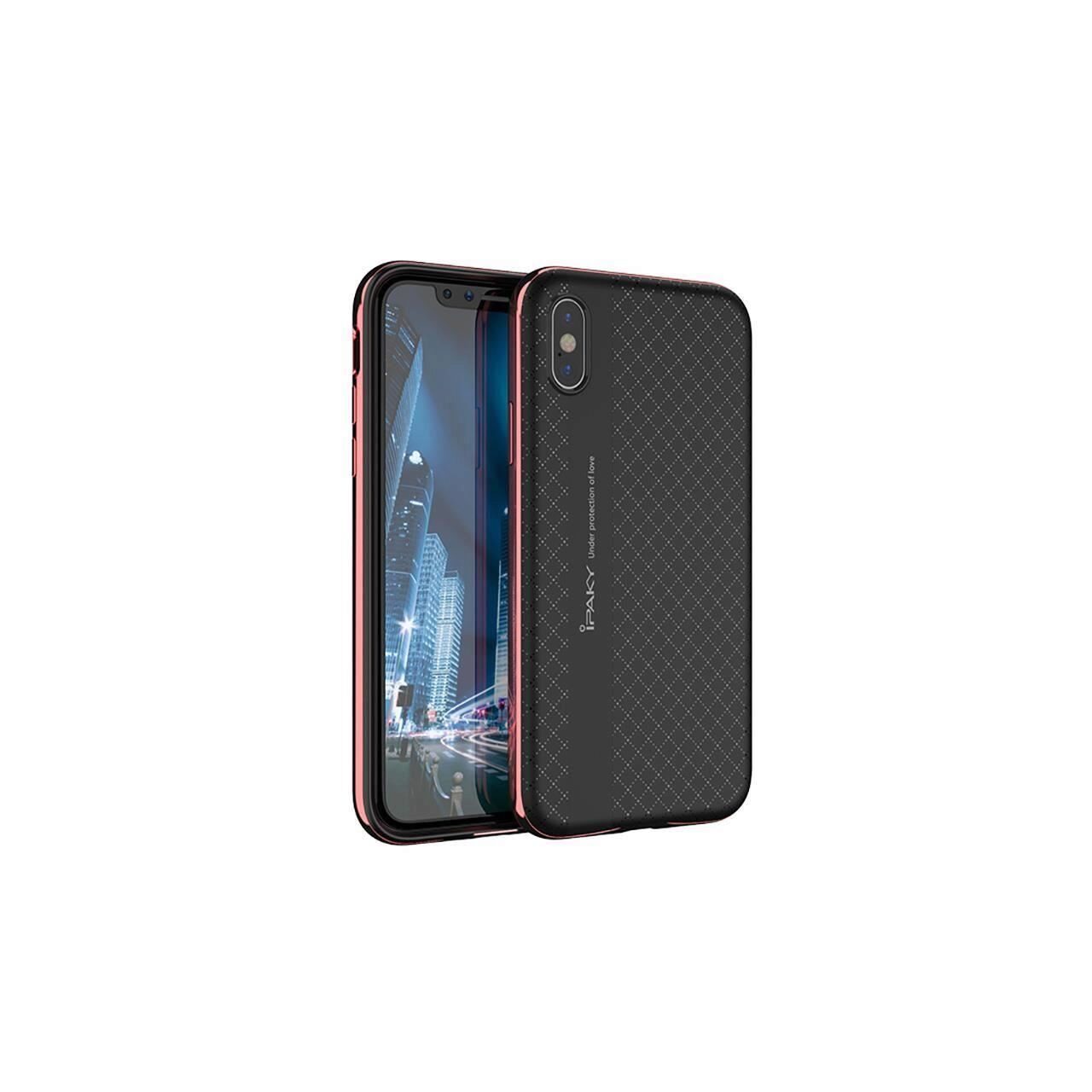 Husa Ipaky Bumblebee Neagru cu Rosu Pentru Iphone X