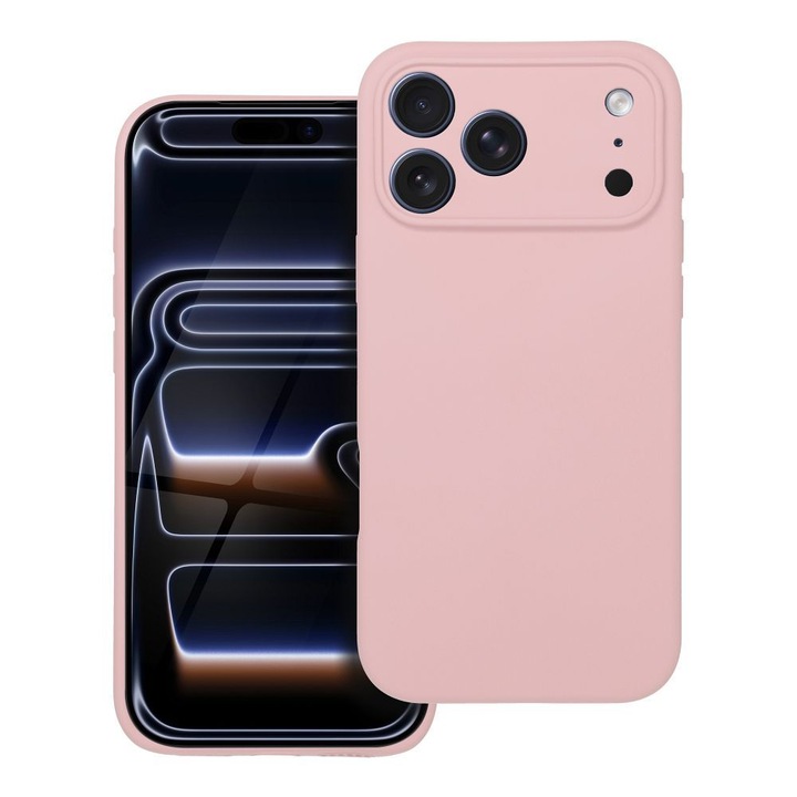 Szilikon tok Iphone 17 Pro Max Pink