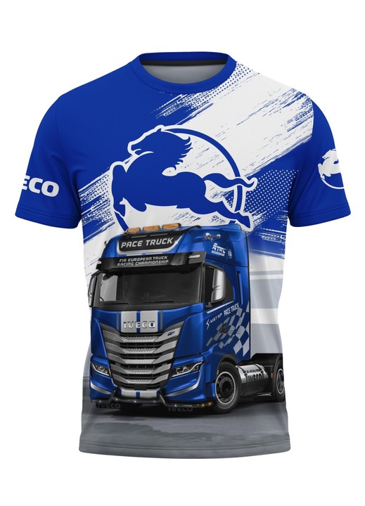 Férfi póló Iveco 119.39, rövid ujjú, többszínű