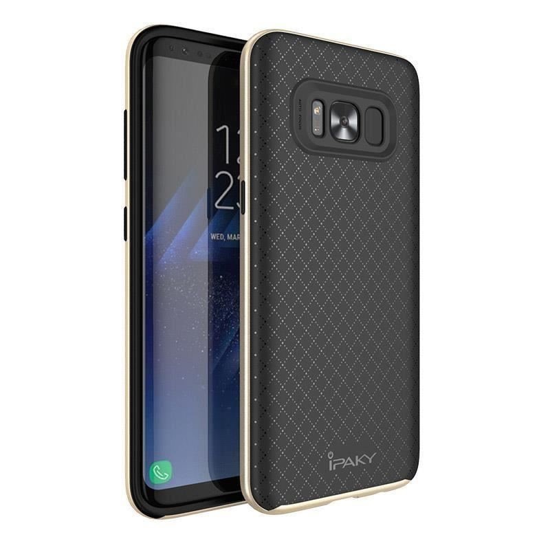 Husa Ipaky Bumblebee Neagru cu Auriu Pentru Samsung Galaxy S8 G950